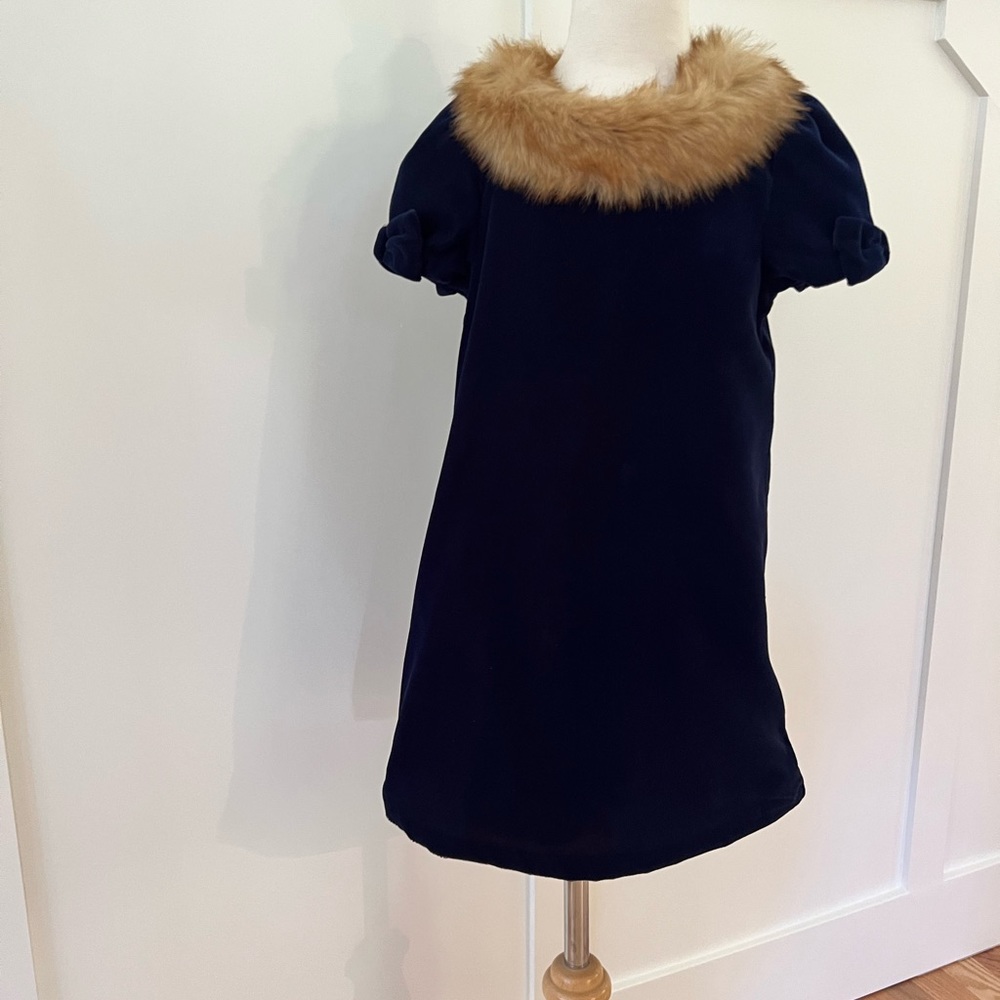 Janie and Jack Velvet A-line Dress size 5